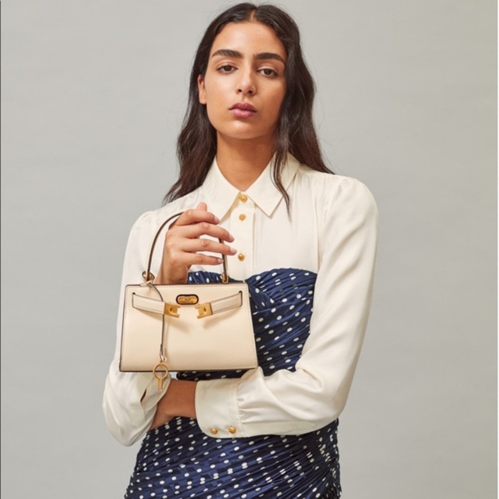 Tory Burch Lee Radziwill Petite bag in Ivory
